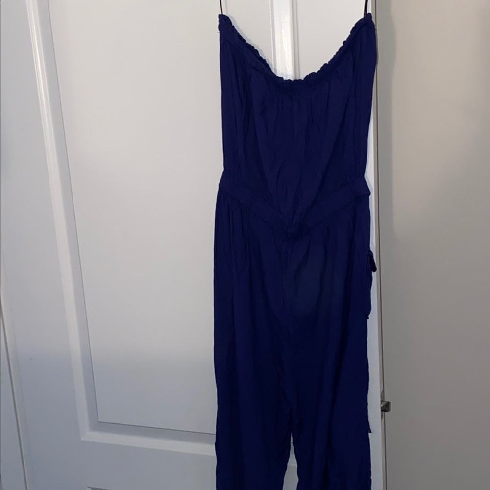 Blue jumpsuit - Picture 3 of 4